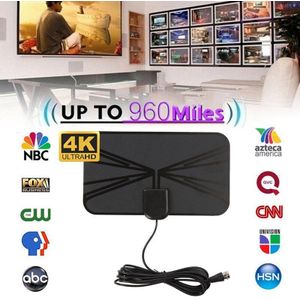960 Mijl Bereik Antenne Tv Digitale 1080P Skywire Antena Digitale Indoor 4K Tv