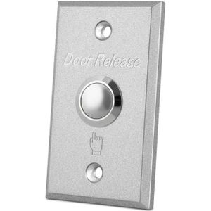 86*50 Mm Aluminium Drukknop Exit Deur Release Voor Deurslot Toegangscontrole Poort Deur opener