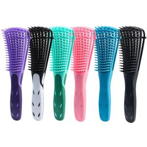 Detangling Hair Borstel Haar Kam Octopus Kam Haar Hoofdhuid Massager Voor Volwassenen & Kids Haar Kinky Golvend Detangler Kam & borstel