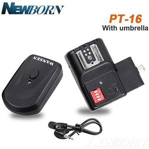 Wireless Flash Trigger + Ontvanger PT-16NE 16 Kanalen Met Paraplu Houder Voor Yongnuo Canon Nikon Pentax Behalve Voor Sony Camera