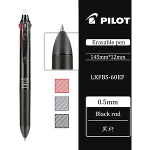 1Pcs Pilot Frixion Uitwisbaar Multifunctionele Pen LKFB-60EF Drukken Gel Pen Drie-In-een Thermische Uitwisbare wrijving Pen 0.38/0.5Mm