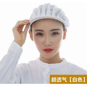 6 kleuren Unisex Elastische Mesh Caps Fabriek Werknemers Werkkleding Hoeden Mannen Vrouwen Ademend Magazijn Voedsel Werkplaats Slijtage Caps