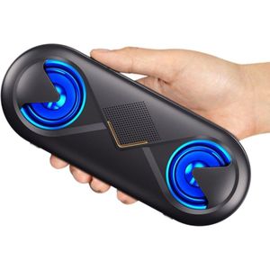 Draadloze BT Speaker Draagbare Outdoor Super Bass Luidspreker Ondersteuning U-disk/TF card/AUX-in Met oplaadkabel