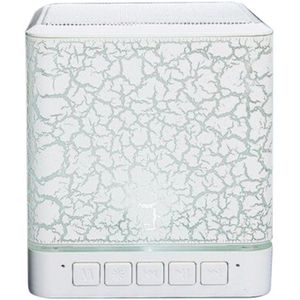 Draadloze Mini Bluetooth Speaker Kleurrijke Licht Scheuren Subwoofer voor TF Card Gesproken Aanwijzingen Handsfree Droproof Stofdicht Speaker