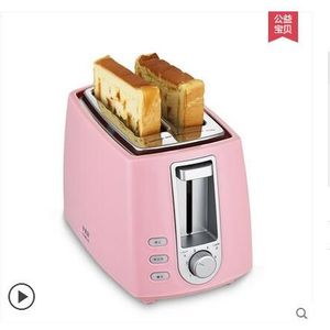 Elektrische Toaster Wafelijzer Elektrische Grill Automatische Sandwich Breadmaker 2 Plakjes Ontbijt Maker