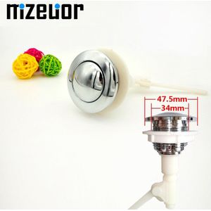 Waterbesparende Wc Enkele Druk Tank Knop Vintage Universele Ronde Push Schakelaar Staaf Wc Knop