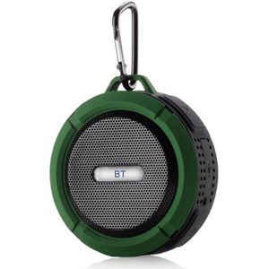 C6 Mini Draadloze Bt 5.0 Speaker Subwoofer Outdoor Waterdichte Draagbare Klankkast Stereo Geluid Met Microfoon Usb Oplaadbare