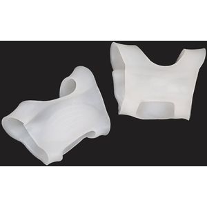 1 Paar Silicone Platvoet Corrigerende Massage Voet Sok Pad Kousenband Boog Beschermen Ondersteuning Voor Volwassen Elastische Absorbeert Schokken Sokken Pad