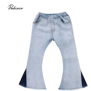 Pudcoco Mode Meisje Denim Jeans Peuter Kids Baby Meisjes Bell-Bottoms Denim Wijde Pijpen Flare Jeans Infantil Herfst Lange broek