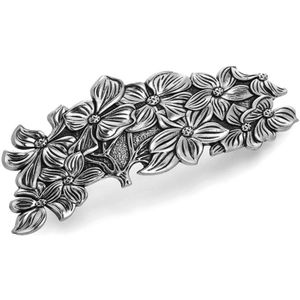 Teamer Bruids Tiara Sieraden Metalen Bloem Blossom Wedding Haar Clip Voor Vrouwen Luxe Vintage Mode Haarspeld Accessoires