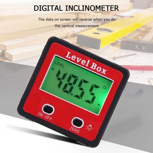 Digitale Display Inclinometer Waterpas Doos Gradenboog Hoekzoeker Gauge Meter Gradenbogen