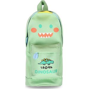 1Pc Cartoon Dinosaurus Etui Creatieve Leuke Hoge Capaciteit Schooltas Vorm Potlood Tas School Supplies Kids