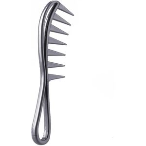 2 STKS Grove Plastic Kam Krullend Kapsalon Kappers Kam Massage voor Haar Styling Tool voor Krul Haar