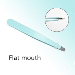 Rvs Wenkbrauw Pincet Geneigd Platte Tip Schuine Tip Epilator Wenkbrauw Pincet Rechte Wenkbrauw Reparatie Tool Beauty Tool