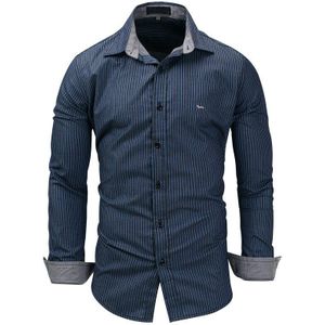 Mannen Blouse Casual Jeans 100% Katoen Borduren Slim Fit Harmont Lange Mouw Blaine Blouses