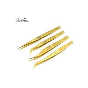 100% Vetus Mcs Serie Gouden Kleuren Premium Beauty Make Pincet Voor Wimpers Extension Pinzas Super Precisie