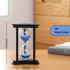 Zandloper 30 Minuten Count Down Timer Hout Zand Glas Horloge Timing Thuis Bureau Decoratie Bruiloft Gunsten voor Gasten SL-SZSL