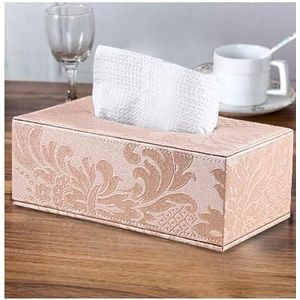 Europa Rijst Vlag Pu Leer Tissue Doos Tissue Houder Plastic Tissue Box Cover Case Box Voor Tissue Papier Voor Thuis decor ZJH047A