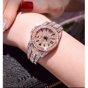 Vrouwen Strass Horloges Dame Jurk Vrouwen Horloge Mannen Strass Luxury Brand Armband Horloge Quartz Klokken Kristal