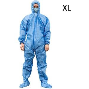 Waterdichte Olie-Slip Wegwerp Beschermende Overall Hooded Pak Ademend Bijenteelt Antistatische Chemische Werk ClothingL-3XL