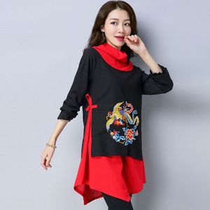 Traditionele chinese shirt blouse vrouwen vrouwelijke oosterse cheongsam top kimono vest linnen Chinese tradtional kleding TA958