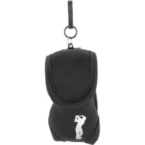 Draagbare Mini Golfbal Zak 2 Bal + 4 Tees Houder Storage Case Carry Pouch Pack Met Riem Clip voor Golf Training