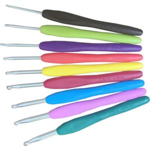 9Pcs Gemengde Metalen Haak Haak Template Kit Tpr Aluminium Breinaalden Voor Loom Tool Band Diy Ambachten JAN88