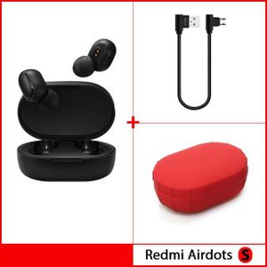 Xiaomi Redmi Airdots S Oordopjes Oortelefoon Bluetooth Headset 5.0 Tws Draadloze Stereo Sbc Leuke Mini Licht Oortelefoon Auto Opladen Doos