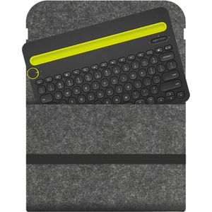 Keyboard Tas Opslag Vilt Draagbare Reizen Cover Accessoires Flexibele Beschermende Anti Shock Draagtas Voor Logitech K380