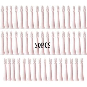 Voor Xiaomi T100 20-50 Stukken Geschikt Sonic Elektrische Tandenborstel Schoonmaken/Gezondheid/Zachte Vacuüm Dupont Vervanging Borstel hoofd