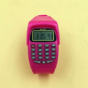 KEMBONA Kleurrijke Elektronische Multifunctionele Rekenmachine Horloge Voor Mannen Vrouwen Kids