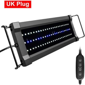 Nicrew Classicled G2 Rgb Vissen Licht Aquarium Led Verlichting Verlichting Lamp Volledige Spectrum Aquarium Lampen Voor Aquarium 30-43Cm