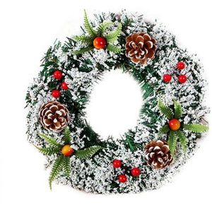 Kerst Krans Grote Krans Deur Muur Ornament Guirlande Decoratie 20Cm/30Cm/40Cm Kerst Krans