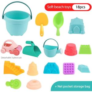 7/13/18Pcs Water Plezier Kinderen Strand Speelgoed Pak Kindje Zomer Spelen Met Zand Speelgoed Strand schop Strand Buggy Emmer Speeltoestel Voor Kinderen