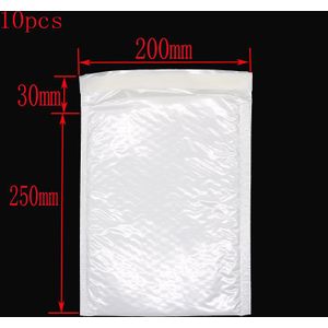 (20*25Cm + 3Cm) wit Ultra Lichtgewicht Parel Film Envelop Waterdichte Schokbestendig Bubble Bag Bedrijf Kantoorbenodigdheden 10Pcs