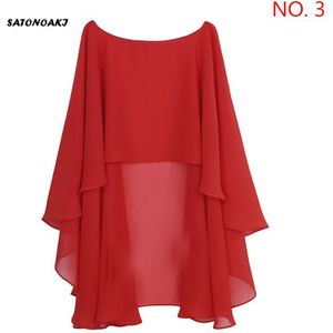 Womens Dames Zachte Bruiloft Capes Jas Wraps Chiffon En Parels Bolero Bruids Bolero Mariage Bruid Avond Prom Cover Up Sjaal