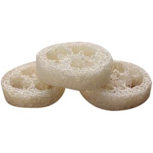 200 Stuks Van 4-6 Cm Diameter Loofah Slices Diy Custom Zeep Gereedschappen, Schoonmaakproducten, Spons Wasmachine