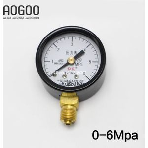 Y-40 0-6Mpa Gewone Manometer Dial Diameter: 40mm