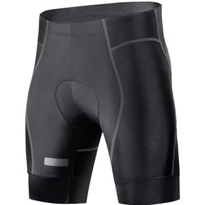 Zwart S-3XL Plus Size Fietsen Shorts Mannen Vrouwen 4D Ademend Quick Dry Mtb Padded Fietsen Shorts Fiets Compressie Shorts