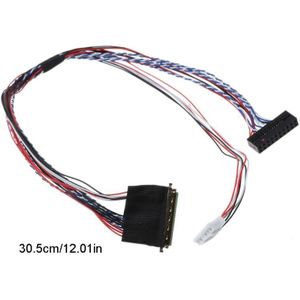 40Pin 6 Bit Lvds Kabel For7/8/10.1/11.6/12.5/13.3/14/15.6 \ "Lcd/Led Panel Display