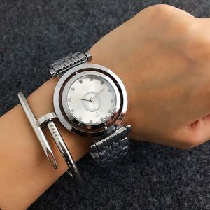 Rllen Rvs Mannen Vrouwen Koppels Quartz Horloges Luxe Sieraden Precisie Temperament Charm Generous