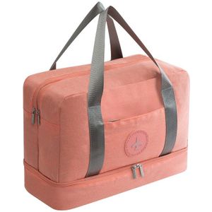 Roze Outdoor Sport Tas Voor Vrouwen Mannen Reizen Yoga Handtassen Gym Schoudertas Waterdichte Nylon Handtassen Strandtas Gym