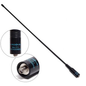 Nagoya NA-771 Sma-Vrouwelijke 144/430 Mhz Dual Band Antenne Voor Baofeng UV-5R UV-82 BF-888S BF-UVB3 Plus Walkie talkie Twee Manier Radio