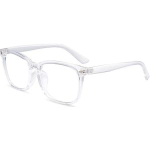 Elbru Anti Blue Ray Spektakel Brilmonturen Voor Vrouwen Mannen Unisex Vierkante Transparante Brillen Frame Retro Bloemen Brillen Mannelijke