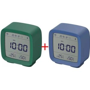 In Voorraad Qingping Bluetooth Temperatuur Vochtigheid Sensor Nachtlampje Lcd Wekker Mihome App Controle Thermometer