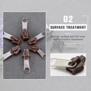12 Stks/set Instant Fix Rits Universele Instant Zipper Reparatie Kit Vervanging Zip Slider Tanden Rescue Ritsen Voor Naaien