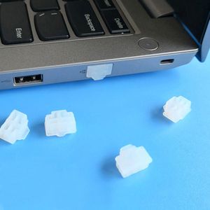 10Pcs RJ45 Networke Interface Protector Cover Cap Anti Dust Plug Voor Computer Router Ethernet Hub Poort
