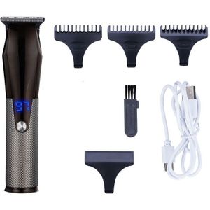 2022 Professionele Tondeuse Intelligente Digitale Display Sub Oplaadbare Olie Hoofd Elektrische Clipper Volwassen Kinderen Huishouden