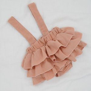 Zomer Katoenen Baby Rokken Mode Ruche Baby Meisje Bloeiers Shorts Rok Peuter Kinderen Kids Leuke Verjaardagsfeestje Tutu Rokken