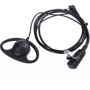 D-Type Oortelefoon Headset Ptt Microfoon Voor Motorola Talkabout Walkie 2.5Mm 1-Pin In-Oor Speaker voor Baofeng Voor Kenwood Th/Tk Serie